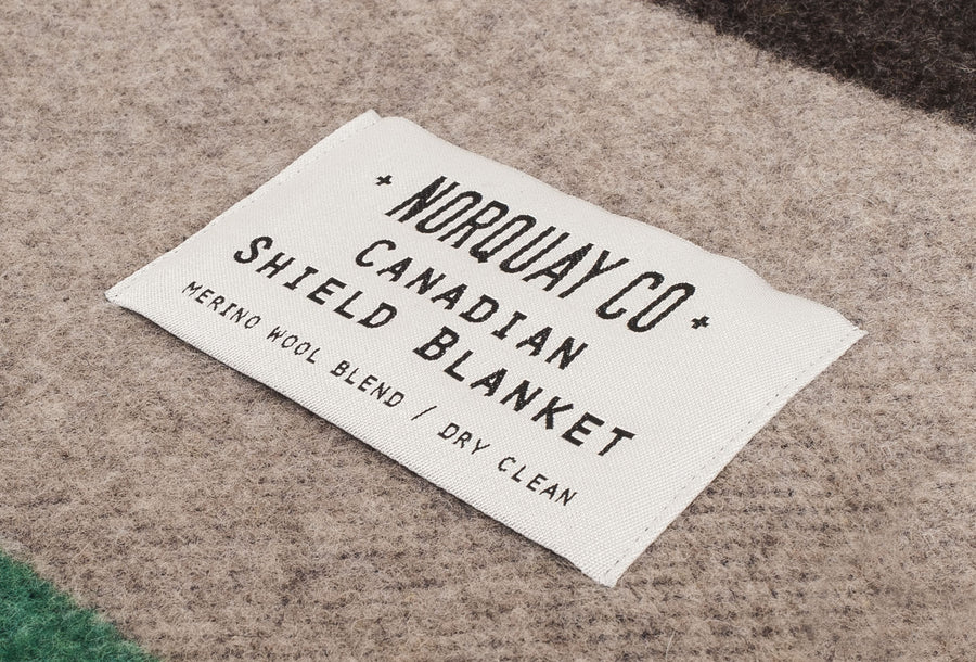 Canadian Shield Blanket // MUSHROOM